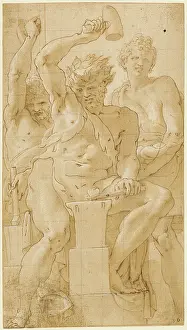 16th Century Italian Art Prints: Vulcan at His Forge