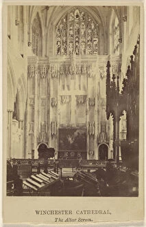 Altar Screen Collection: Winchester Cathedral Altar Screen S. J Wiseman
