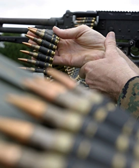 More than 3, 000 rounds were fired from M-240G medium machine guns More than 3, 000 rounds were fired from M-240G medium machine guns