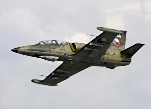 An Aero L-39ZA Albatros trainer aircraft of the Czech Air Force An Aero L-39ZA Albatros trainer aircraft of the Czech Air Force