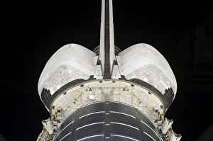 The aft portion of the Space Shuttle Endeavour The aft portion of the Space Shuttle Endeavour
