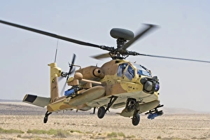 An AH-64D Saraph helicopter of the Israeli Air Force An AH-64D Saraph helicopter of the Israeli Air Force