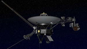 Artists concept of one of the twin Voyager spacecraft Artists concept of one of the twin Voyager spacecraft