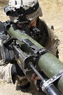 An assaultman handles the Shoulder-Launched Multi-Purpose Assault Weapon An assaultman handles the Shoulder-Launched Multi-Purpose Assault Weapon