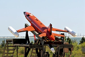 A BQM-167A Subscale Aerial Target is ready for launch A BQM-167A Subscale Aerial Target is ready for launch