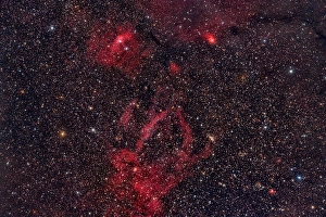 Cassiopeia Constellation Prints: Bubble Nebula