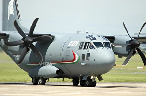 C-27J Spartan transport aircraft taxiing at Le Bourget Airport, Paris, France C-27J Spartan transport aircraft taxiing at Le Bourget Airport, Paris, France