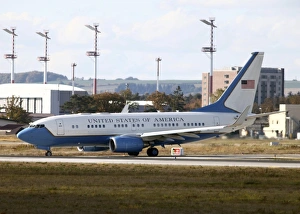 A C-40 Clipper taxiing at Ramstein Air Base, Germany A C-40 Clipper taxiing at Ramstein Air Base, Germany
