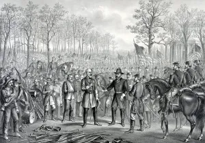 Robert E Lee Surrender Prints: Capitulation & surrender of Robert E
