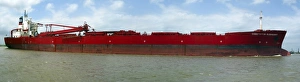 Christoffer Oldendorff transiting through Buffalo Bayou toward the Port of Houston, Texas Christoffer Oldendorff transiting through Buffalo Bayou toward the Port of Houston, Texas