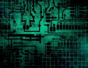 High Tech Computer Hardware Prints: Circuit Technology