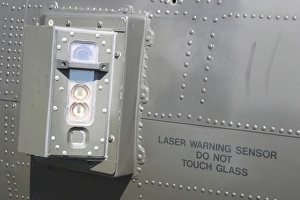 Close-up of the laser warning sensor on an AH-64D Apache Close-up of the laser warning sensor on an AH-64D Apache