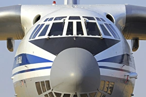Close-up of a Russian Air Force Ilyushin Il-76 airliner Close-up of a Russian Air Force Ilyushin Il-76 airliner
