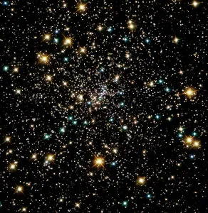 Colorful Space Images Prints: The core of one of the nearest globular star clusters