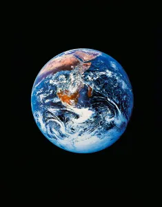 Full Earth Print from Space