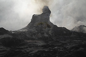 Erta Ale steaming Hornito, Danakil Depression, Ethiopia Erta Ale steaming Hornito, Danakil Depression, Ethiopia