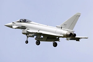 A Eurofighter Typhoon 2000 of the Italian Air Force A Eurofighter Typhoon 2000 of the Italian Air Force