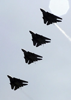 Four F-14D Tomcats in flight Four F-14D Tomcats in flight
