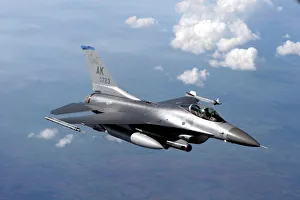 An F-16 Fighting Falcon prepares to refuel from a KC-135 Stratotanker An F-16 Fighting Falcon prepares to refuel from a KC-135 Stratotanker