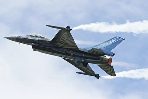An F-16A Mide-Life Update of the Belgian Air Force in flight An F-16A Mide-Life Update of the Belgian Air Force in flight