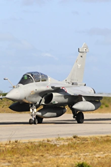 French Air Force Rafale B taxiing at Natal Air Force Base, Brazil French Air Force Rafale B taxiing at Natal Air Force Base, Brazil