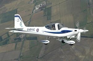 England Aerial View Prints: G-115 Tutor basic trainer in-flight over England