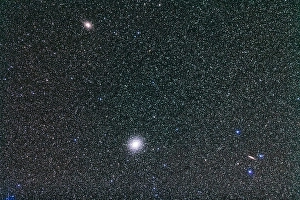 Deep Space Astrophotography Prints: A galactic star scene with Omega Centauri