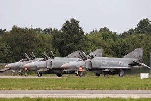 German F-4F Phantom aircraft at Wittmund, Germany German F-4F Phantom aircraft at Wittmund, Germany