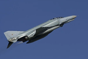 A German F-4F Phantom in flight, Florennes, Belgium A German F-4F Phantom in flight, Florennes, Belgium