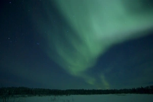 Green Aurora above Far Lake, Yellowknife, Northwest Territories, Canada Green Aurora above Far Lake, Yellowknife, Northwest Territories, Canada