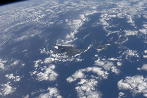 The Hawaiian Islands as seen from the International Space Station The Hawaiian Islands as seen from the International Space Station