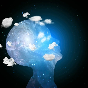 Space Head Print
