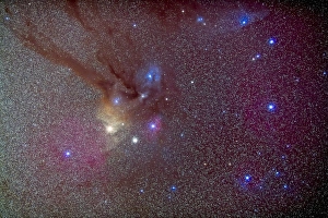 Head of Scorpius with celestial deep sky objects Head of Scorpius with celestial deep sky objects
