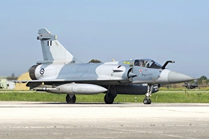 Hellenic Air Force Mirage 2000EG preparing for takeoff Hellenic Air Force Mirage 2000EG preparing for takeoff