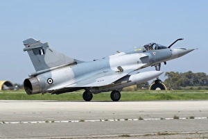 Hellenic Air Force Mirage 2000EG taking off from Andravida, Greece Hellenic Air Force Mirage 2000EG taking off from Andravida, Greece