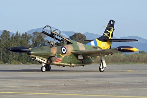 Hellenic Air Force T-2E Buckeye taxiing for a training mission in Kalamata, Greece Hellenic Air Force T-2E Buckeye taxiing for a training mission in Kalamata, Greece