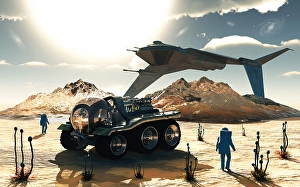 Alien World Exploration Print