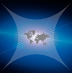 Binary Code Internet Print