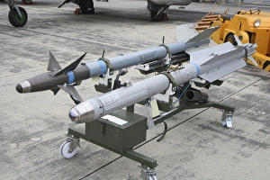A IRIS-T air-to-air missile compared to an AIM-9 Sidewinder A IRIS-T air-to-air missile compared to an AIM-9 Sidewinder