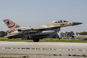 An Israeli Air Force F-16C of during joint exercise INIOHOS 2016 An Israeli Air Force F-16C of during joint exercise INIOHOS 2016