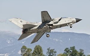 An Italian Air Force Panavia Tornado takes off from Rivolto Air Base in the north An Italian Air Force Panavia Tornado takes off from Rivolto Air Base in the north