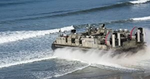 Air Cushioned Landing Craft Collection: Landing Craft Air Cushion carries heavy vehicles and troops