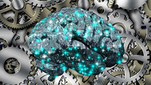 Artificial Intelligence Concept Prints: Machine Brain