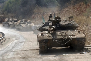 The Merkava Mark III-D main battle tank of the Israel Defense Forces The Merkava Mark III-D main battle tank of the Israel Defense Forces