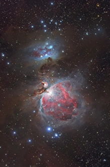 Messier 42, The Great Nebula in Orion and NGC 1977, The Running Man Nebula Messier 42, The Great Nebula in Orion and NGC 1977, The Running Man Nebula
