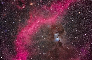 Emission Nebula Pictures Prints: Messier 78 and Barnard's Loop in Orion