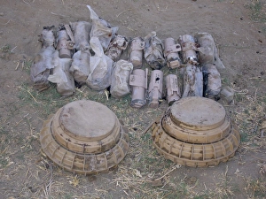 Mines and grenades Mines and grenades