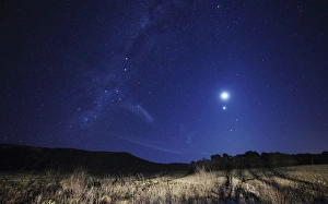 The Moon, Venus, Mars and Spica in a quadruple conjunction The Moon, Venus, Mars and Spica in a quadruple conjunction