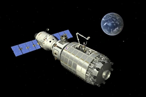 Orbital maintenance platform in high Earth orbit Orbital maintenance platform in high Earth orbit
