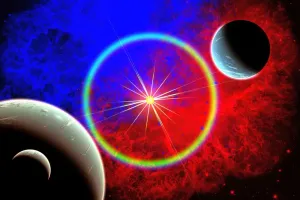 A Distant Alien Star System Print